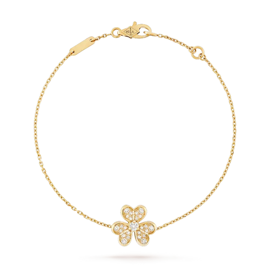[Amore]FRIVOLE GOLD FLOWER DIAMOND BRACELET