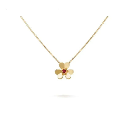 [Amore]FRIVOLE GOLD FLOWER NECKLACE