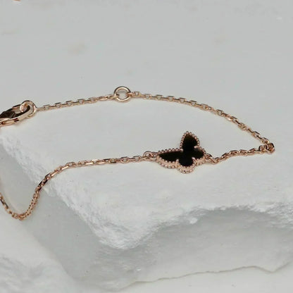 [Amore]BUTTERFLY ONYX  BUTTERFLY BRACELET