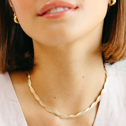 [Amore]Lysa Twisted Chain Necklace