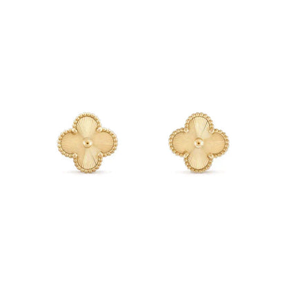 [Amore]CLOVER MEDIUM 1 MOTIFS LASER EARRINGS