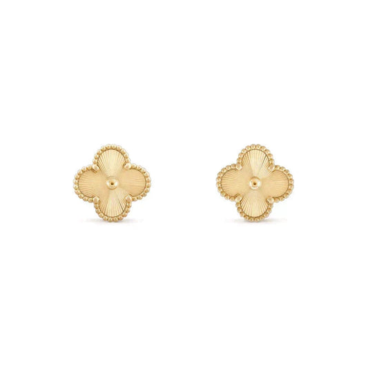 [Amore]CLOVER MEDIUM 1 MOTIFS LASER EARRINGS